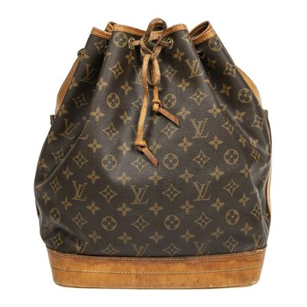 Louis Vuitton Vintage, Pre-owned Noe Monogram Bag Bruin, Dames, Maat:ONE Size,brass