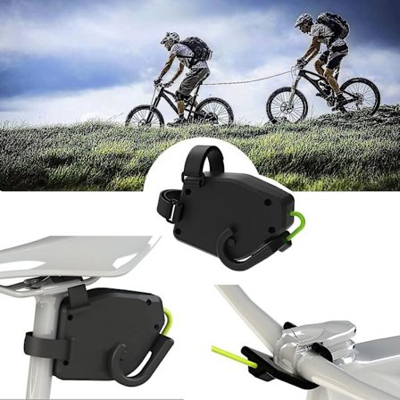 Cykel Barn Dragremmar, Cykel Draglina, Infällbar Cykel Förälder-barn Dragkraftsrem, Portabel Mtb Cykel Elastisk Draglina