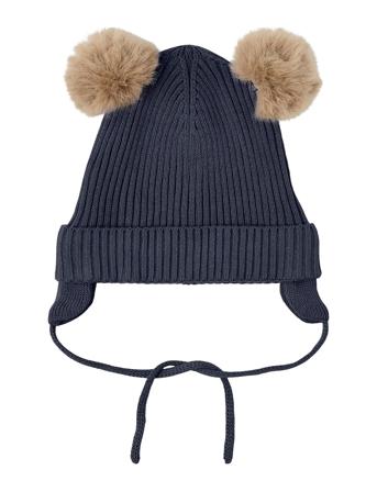 Nbnmara Knit Hat2 Accessories Headwear Hats Winter Hats Blå Name It*Betinget Tilbud