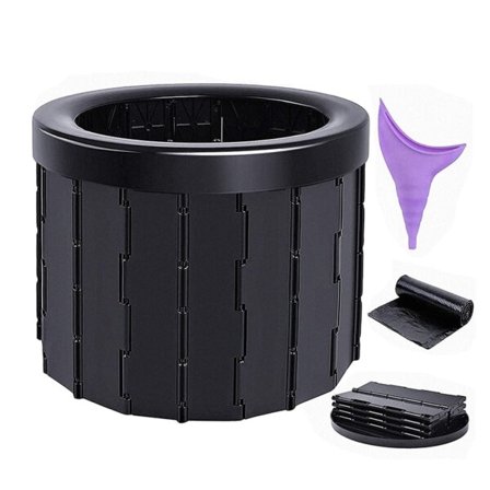 Bærbar Toilet Sammenfoldelig Camping Toilet Udendørs Kommode