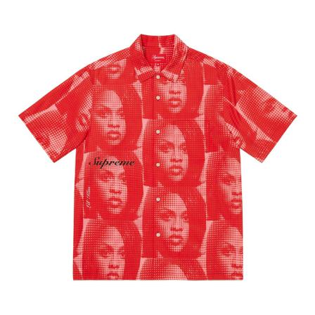 Supreme, Shirts Rood, Heren, Maat:S