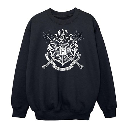 Harry Potter Boys Hogwarts Crest Wands Sweatshirt 12-13 år B