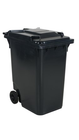 Swedmach 2136031307 Affaldscontainere 360 l Gråt låg, Lagre & miljø