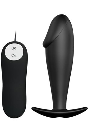 Pretty Love Analplug Schwarz mit Fernbedienung