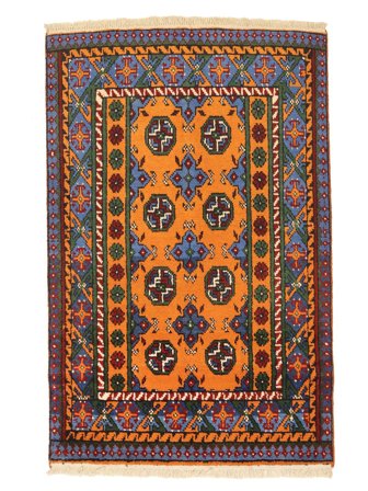 Medaille Klein Afghan Fine Vloerkleed 77X116 Wol