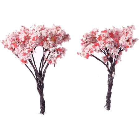 5 stk. Kunstig Sakura Træ Livagtig Kirsebærblomst Træ Ornament