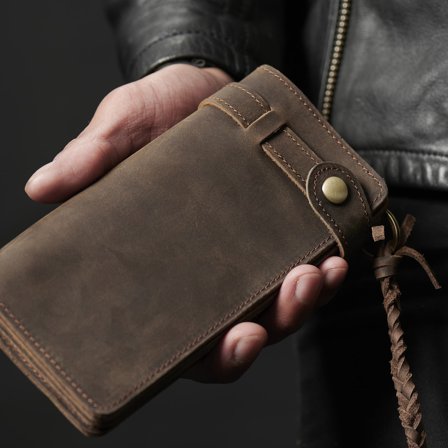 Portafoglio case telefono in pelle Berlin per uomini - Portafogli