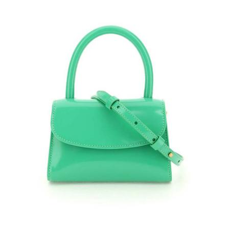 By Far, leather mini bag Groen, Dames, Maat:ONE Size,leer