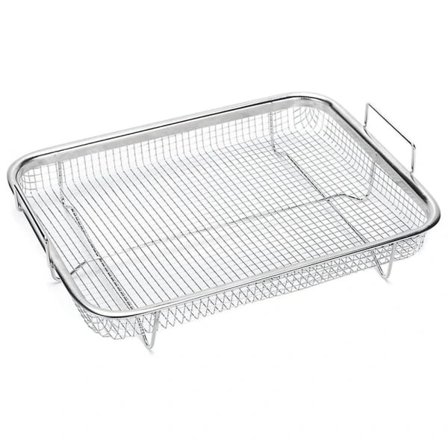 bageform, grillkurv i rustfrit stål, non-stick net, bakke gitterkurv