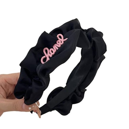 Oregelbundna Rufsade Hårband med Bred Kant