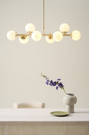 Jotex - Loftlampe Messing/opalglas - EKMAN - Køb Loftlamper hos Jotex