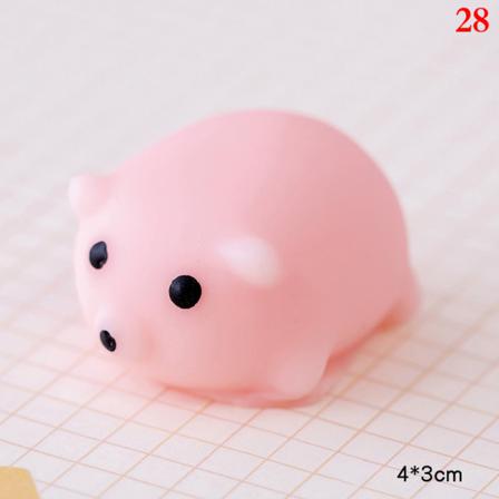 Kawaii Animal Soft Mochi Fidget Toys Antisensoriska Leksaker För Adu