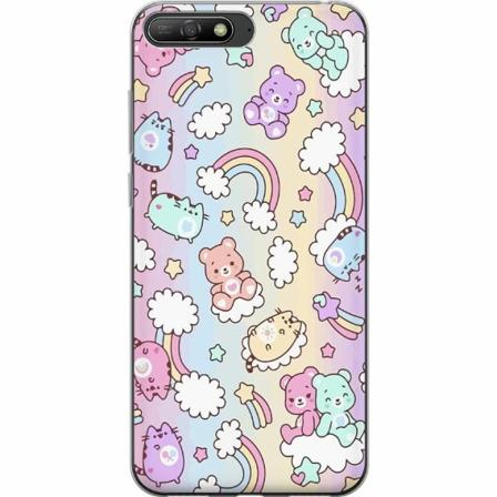 Huawei Y6 (2018) Genomskinligt Skal Kawaii