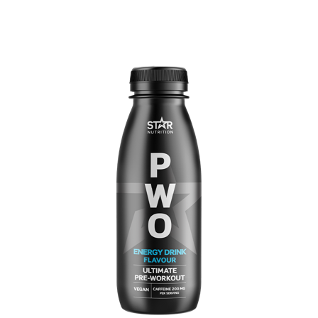 PWO med Koffein Star Nutrition PWO Drink 330 ml, Energy flavour - Bodyman.dk