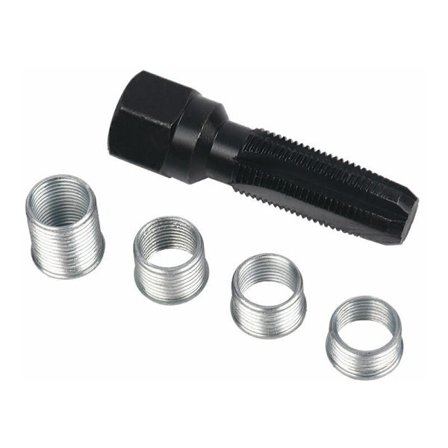 Tändstiftsgängsats, 5 st 14 mm tändstiftsgängreparationssats,