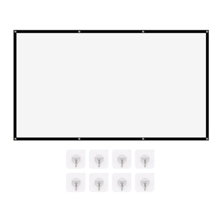 100 tuuman kokoontaitettava kannettava HD-projektorin kangas sisä- ja ulkokäyttöön