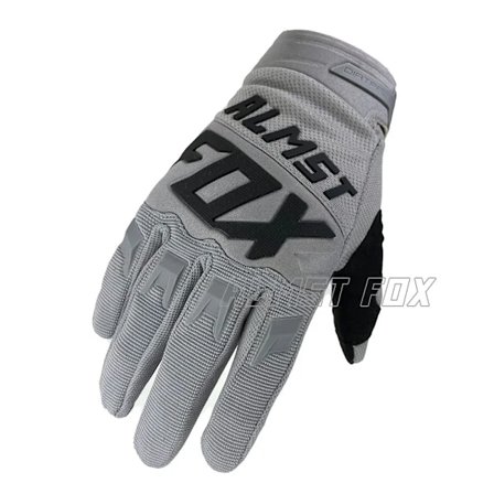 Almst Fox 2021 Voksen Motocross Hansker Race Rider Terrengsykkelhansker ATV MX UTV BMX Enduro Motorsykkel Offroad Guantes Unisex 05-Grå