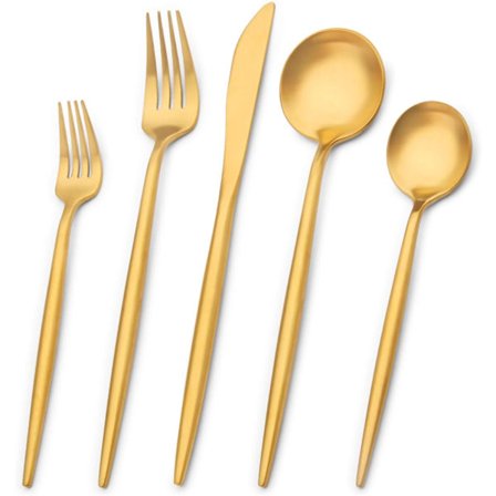 20-delars bestickset i rostfritt stål, köksredskap