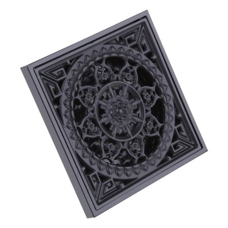 Osynlig golvbrunn Fyrkantig avloppssil Hårfångare Anti-blockerande återflödesskydd för badrum kök tvätt