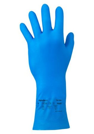 Ansell AlphaTec 79-700 Kemikaalisuojakäsine Virtex, nukattu 8, Vaatteet