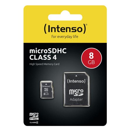 INTENSO Flashminnekort - 8 GB - SDHC