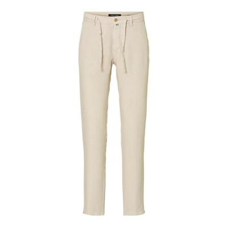 Marc O'Polo, Chinos Beige, Heren, Maat:W29 L32,linnen