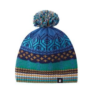 Reima Blue Pohjoinen Hat - Headwear - 48 cm - Blue