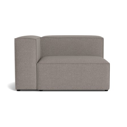 Lissabon XL hjørnemodul, venstrevendt - Danubio Lysegrå - 130x100x72cm - Modulsofa med kvalitetsstof, krydsfinerramme & slidstærkt skum
