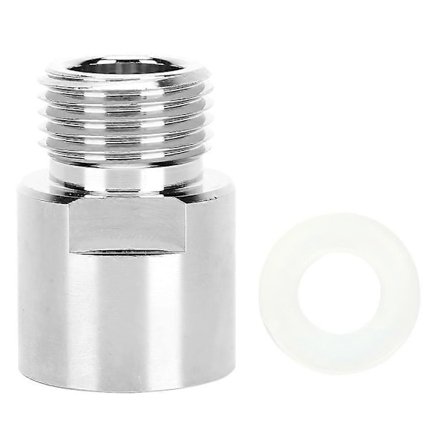 CO2 Cylinder Adapter Hun Gevind TR214 til Han Gevind CGA320 til Sodavandsmaskine Sodavandstank