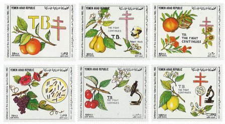 Yemen 1982 - MICHEL 1739-1744 - Postfrisk sæt