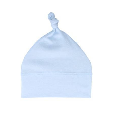 Babybugz - Bleu traditionalbeanie Bonnet - Kids Dusty Blue Baby One-knot Beanie @ Hatstore