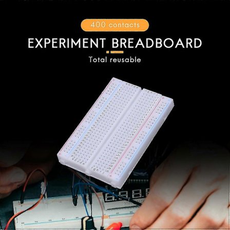 Kytkentälevy Kokeilulauta Kytkentälevy 400 Kontaktia