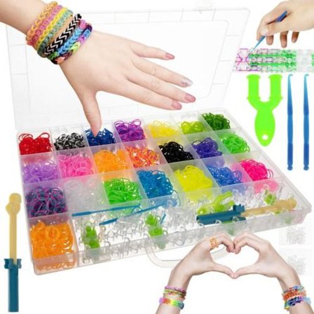 Loom Bands Sett - 4400 stk i 22 farger Multicolor multifarge
