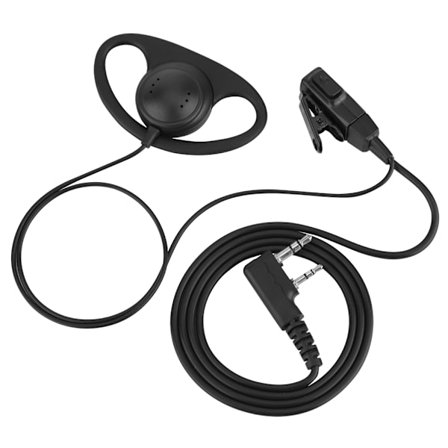 Universal 2pin D-øretelefon Talkie Headset Øretelefon til Walkie Talkie Radio