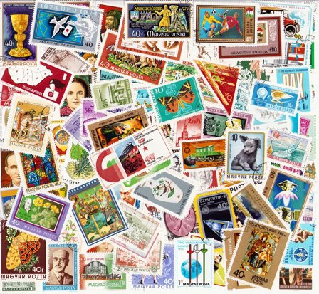Ungarn - 100 forskellige frimærker