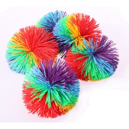 5 styk sensoriske bolde, stressbolde, trådstressbolde regn til børn, A