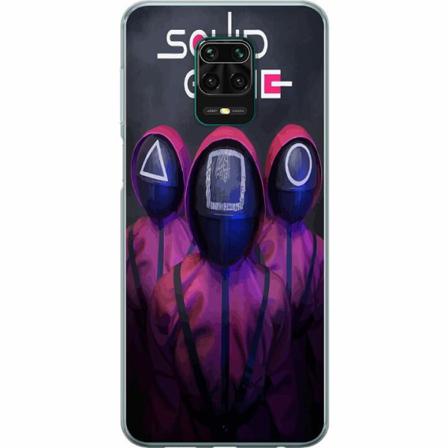 Xiaomi Redmi Note 9 Pro Genomskinligt Skal Squid Game