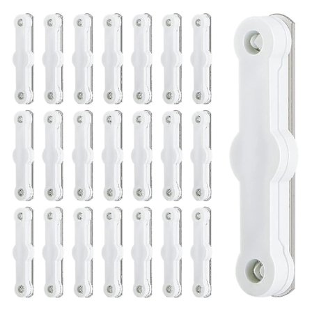 Magneter for fluenetting, pakke med 22 selvklebende magnetiske strimler, permanente magneter for fluenetting