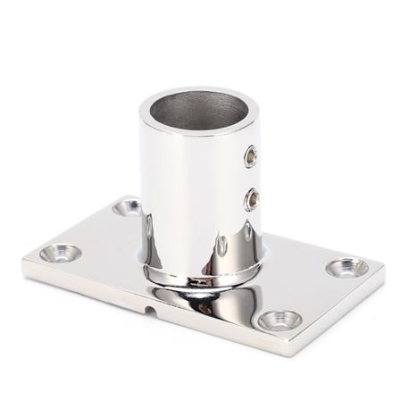 Kest v Ruostumattomasta Ter ksest Valmistettu 90 Suorakulmainen Stanchion-Jalusta Veneelle/Jahdille (22mm)