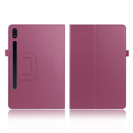 Samsung Galaxy Tab S7 litchi nahkakotelo - Violetti