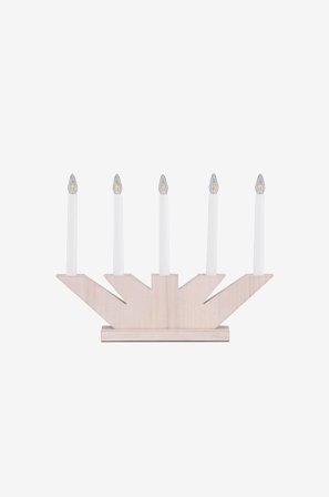 Venture Home - Bordslampa Verbier - Vit - Adventsljusstakar - Från Homeroom