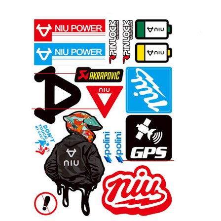 Dekorative klistermærker til bil- og motorcykelhjelme, racerklistermærker, vandtæt dækning af ridser, modificerede hjelmdekaler, PVC-klistermærker