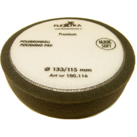 Flexxtra 100116 Poleringsrondell Myk 133 mm, Maskintilbehør & forbruk