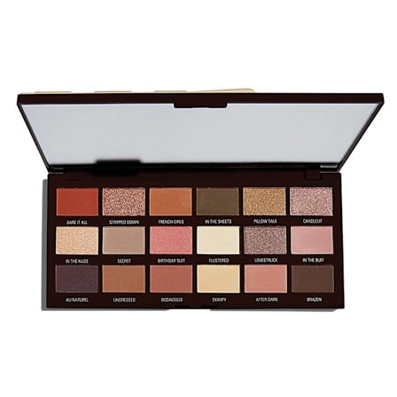 I Heart Revolution, I Heart Revolution, Eyeshadow Palette, Nudes Chocolate, 18 Shades, 21 g