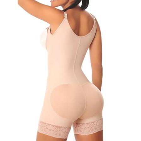 Vberry hög kompression steg 3 Efter operationen Faja Colombianas Postpartum Plagg Body Body Shaper Shapewear Dam Bukplastik Beige L