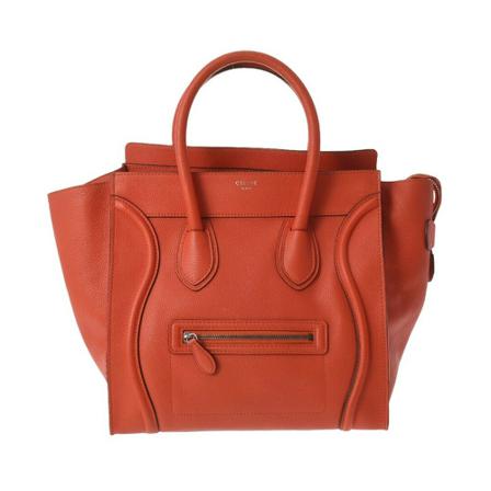 Celine Vintage HandTass , Oranje , Dames , Maat: ONE Size Vintage Tassen