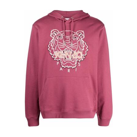 Kenzo Tiger Hoodie Pink, Dame, Størrelse: S