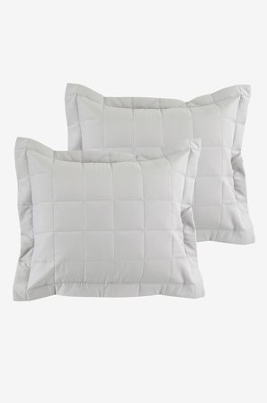 Jotex - Putetrekk 2-pk 50x60 Cm Lys grå - MATILDA - Kjøp Pynteputer & trekk hos Jotex