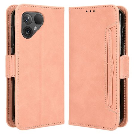 Fairphone 5 -kotelo naarmuuntumista estävä Folio Flip PU-nahkakansi