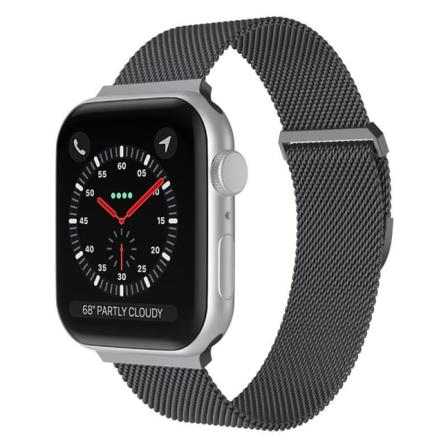 Apple Watch Kompatibelt Armband Milanese Loop Blå Grå 38/40/41 M Grafitblå